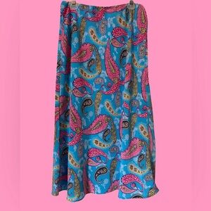 Y2k agaci paisley skirt